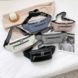 Women's Leather Waist Bag Fanny Pack Shoulder Crossbody Bag