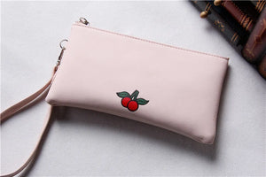 Women's Fruit Cartoon Wallet Soft Leather Handle Bag