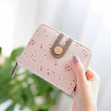 Women's Wallet Print Zipper Buckle Wallet PU Wallet