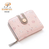 Women's Wallet Print Zipper Buckle Wallet PU Wallet