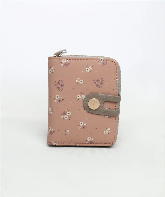 Women's Wallet Print Zipper Buckle Wallet PU Wallet