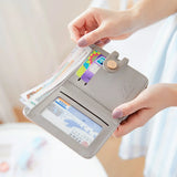 Women's Wallet Print Zipper Buckle Wallet PU Wallet