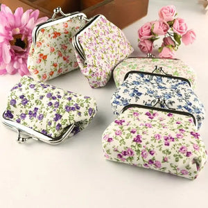 Flower Lady Hasp Women Wallet Purse Retro Vintage Bag Clutch Wallet