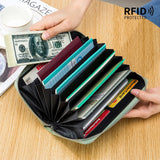 Leather Clutch Passport Bag Long Wallets Purse Money Bag