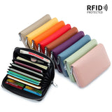 Leather Clutch Passport Bag Long Wallets Purse Money Bag