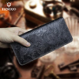 Leather Long Style Men's Wallet