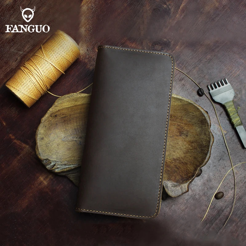 Leather Long Style Men's Wallet