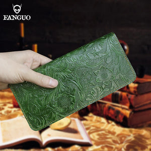 Leather Long Style Men's Wallet