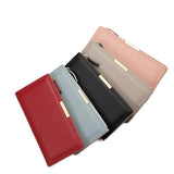 High PU Women's Wallet Multi-card Zipper Bag Long Clutch