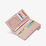 High PU Women's Wallet Multi-card Zipper Bag Long Clutch