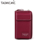 Women's Long Clutch Bag Large Capacity Wallet Zipper Shoulder Bag