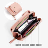 Women's Long Clutch Bag Large Capacity Wallet Zipper Shoulder Bag