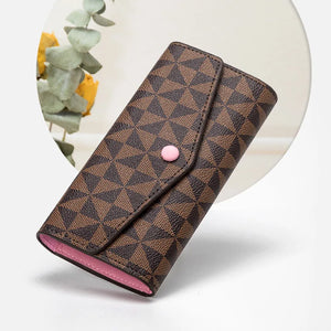 Women's Printed Wallet Soft Leather Mobile Phone Bag