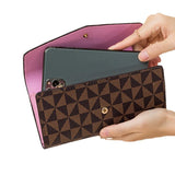 Women's Printed Wallet Soft Leather Mobile Phone Bag