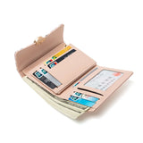 Small Fresh Flowers Long Wallet Large Capacity