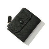 Women's PU Leather Wallet Short Money Bag Card Holder Zipper Coin Purse