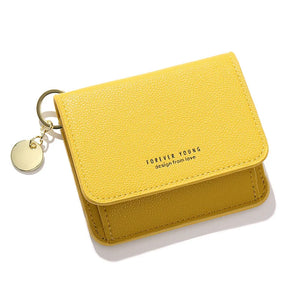 Women's Short Purse Japanese Mini Three Fold Small Wallet