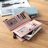 Women's Long Zipper Handbag Mobile Bag