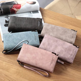 Women's Long Zipper Handbag Mobile Bag