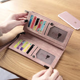 Women's Long Zipper Handbag Mobile Bag