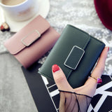 Small Casual Wallet Female Short Mini All-match Students Purse Love Small Wallet