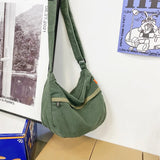 Women's Large Capacity Canvas Messenger Bag Harajuku Shoulder Bags
