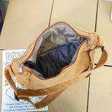 Women's Large Capacity Canvas Messenger Bag Harajuku Shoulder Bags