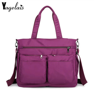 Waterproof Nylon Crossbody Shoulder Bag Large Capacity High Handbag