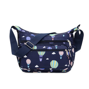 Waterproof Nylon Dumpling Bag for Women, Large-capacity