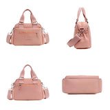 Women's Waterproof Nylon Shoulder Bag Messenger Bags Totes Top-handle