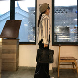 Women's Retro Student Literature Backpack Bags Large Capacity