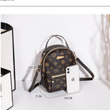 Pink Work Backpack & Commuter Purse, Adjustable Strap