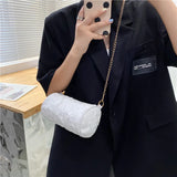 Women's Cotton Chain Messenger Bag Shoulder Armpit Bag