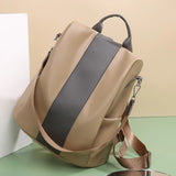Women's PU Leather School Backpack Large Capacity Casual Backpack
