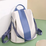 Women's PU Leather School Backpack Large Capacity Casual Backpack