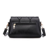 Women's Small Shoulder Bag Embossed Square Messenger Bag