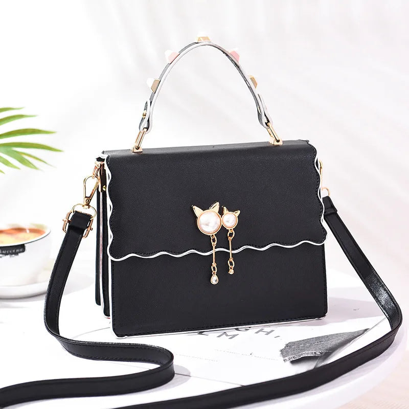 Cat Ear Pendant Shoulder Bag for Women