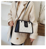 Women's Embroidery Chain Bag Hand-held Shoulder Messenger Bag