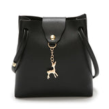 Women's Deer Bucket Bag One Shoulder Diagonal Bag Mobile Phone Female Bag