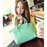 Women's Crocodile PU Leather Shoulder Bag Handbag