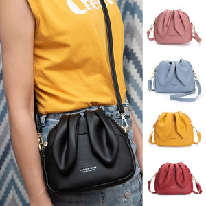 Women's Mini Bucket Bag Rabbit Ear Crossbody Messenger Bag
