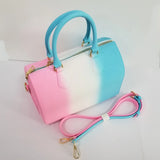 Women's PVC Leather Pillow Bag Shoulder Jelly Bag