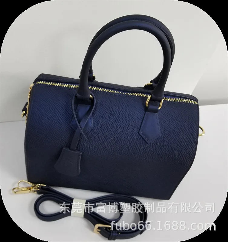 Women's PVC Leather Pillow Bag Shoulder Jelly Bag