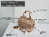 Women's PVC Leather Pillow Bag Shoulder Jelly Bag