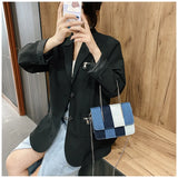 Women's Small Square Crossbody Bag Single Shoulder Bag