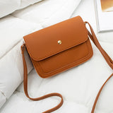 PU Leather Small Square Bag Women's Shoulder Messenger Mini Bag