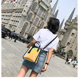 Laser Steamed Buns Handbag Jelly Shoulder Messenger Bag