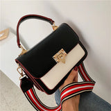 Women's Small Square Bag PU Leather Shoulder Bag Messenger Bag