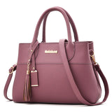 Women's PU Leather Shoulder Bag Handbag Mom Messenger Bag