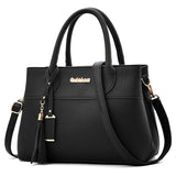 Women's PU Leather Shoulder Bag Handbag Mom Messenger Bag